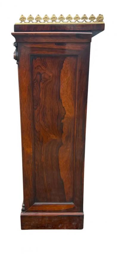 Regency Rosewood Open Bookcase