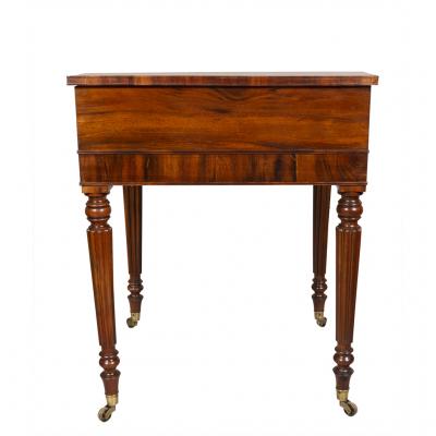 Regency Rosewood Slant Lid Writing Desk