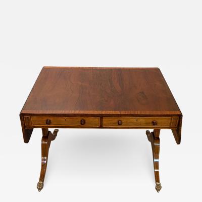 Regency Rosewood Sofa Table