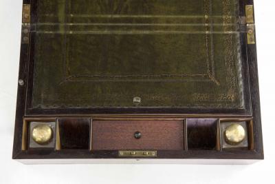 Regency Rosewood Writing Slope England c 1820 35