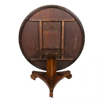 Regency Rosewood and Brass Inlaid Center Table