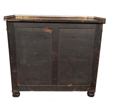 Regency Rosewood and Brass Inlaid Credenza