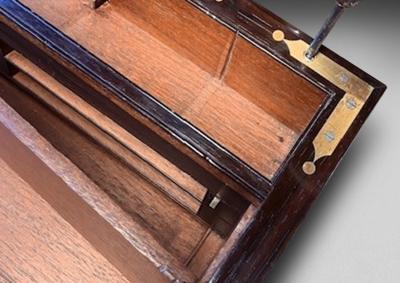 Regency Rosewood and Brass Inlaid correspondence box