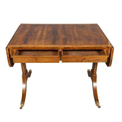 Regency Rosewood and Satinwood Sofa Table