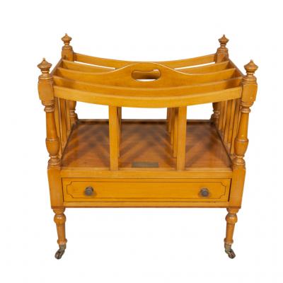 Regency Style Boxwood Canterbury Commemorating Graniteville Mill