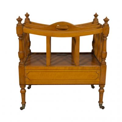 Regency Style Boxwood Canterbury Commemorating Graniteville Mill