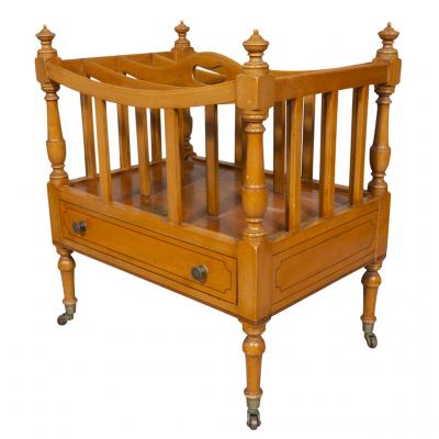 Regency Style Boxwood Canterbury Commemorating Graniteville Mill