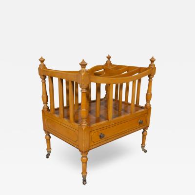 Regency Style Boxwood Canterbury Commemorating Graniteville Mill