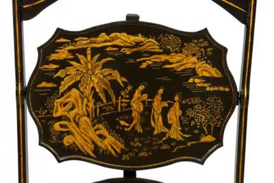 Regency Style Chinoiserie Folding Table