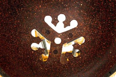 Regency Style Gilt and Faux Porphyry Iron Athenienne Jardinierre Plant Stand