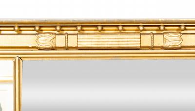 Regency Style Giltwood Overmantel Mirror
