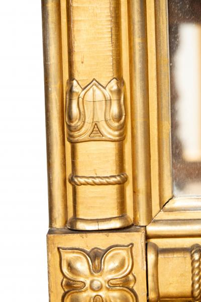 Regency Style Giltwood Overmantel Mirror
