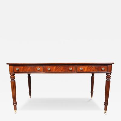 Regency Style Mahogany Writing Table