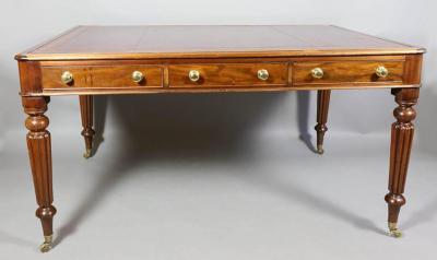 Regency Style Mahogany Writing Table