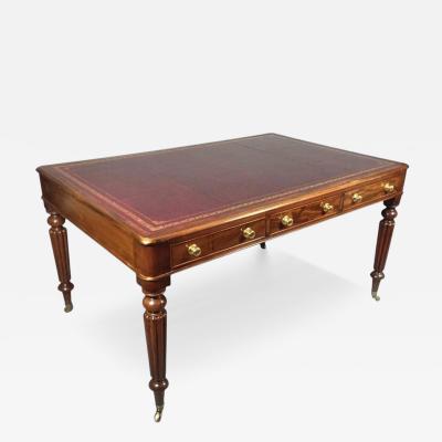 Regency Style Mahogany Writing Table