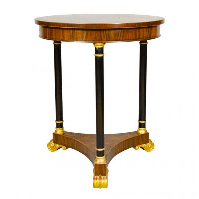 Regency Style Mahogany and Giltwood Table