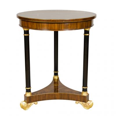 Regency Style Mahogany and Giltwood Table