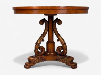 Regency Style Pine Stone Accent Tables USA 20th c 
