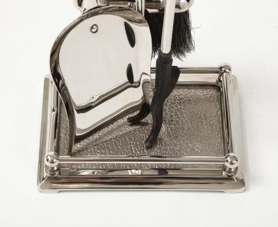 Regency Style Polished Nickel Firetools