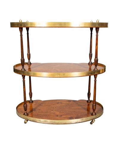 Regency Style Rosewood Campaign Table