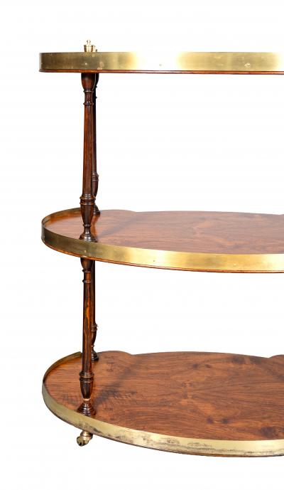 Regency Style Rosewood Campaign Table