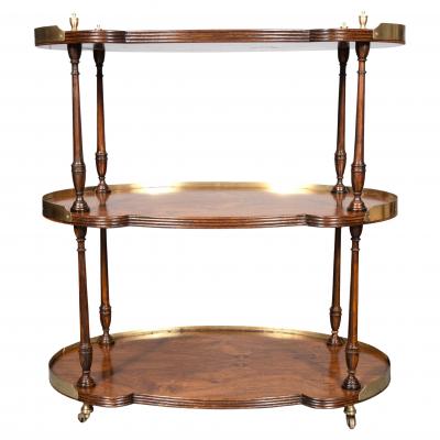 Regency Style Rosewood Campaign Table