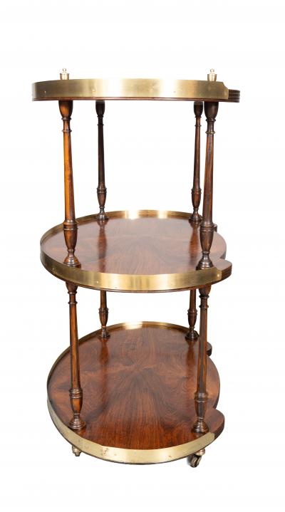 Regency Style Rosewood Campaign Table