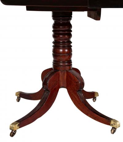 Regency Triple Pedestal Mahogany Tilting Dining Table