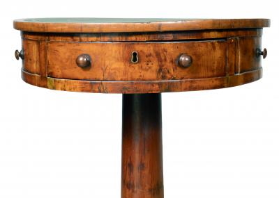 Regency Yewwood Drum Table