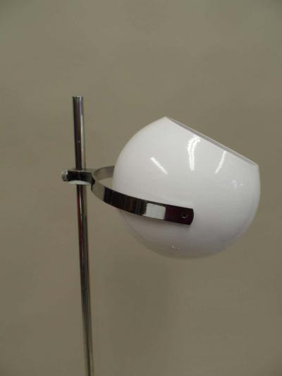 Reggiani Lampardi Pair Italian Mid Century Modern Space Age Articulating Floor Lamps by Reggiani