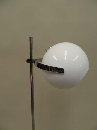 Reggiani Lampardi Pair Italian Mid Century Modern Space Age Articulating Floor Lamps by Reggiani