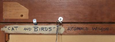 Reginald Wilson Cat and Birds