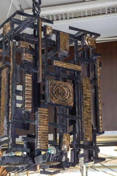 Regis Royant Huge Bronze Lantern