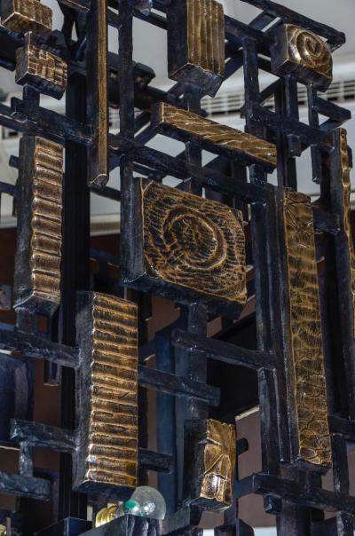 Regis Royant Huge Bronze Lantern