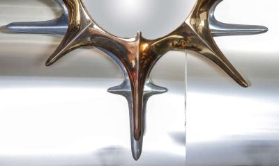 Regis Royant Huge Sunburst Mirror Designed by Regis Royant