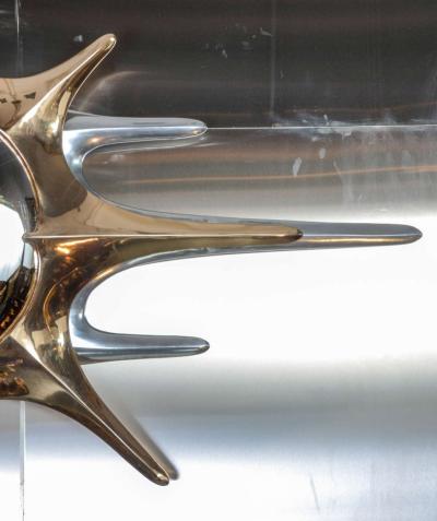 Regis Royant Huge Sunburst Mirror Designed by Regis Royant