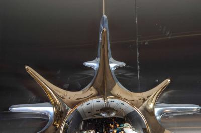Regis Royant Huge Sunburst Mirror Designed by Regis Royant