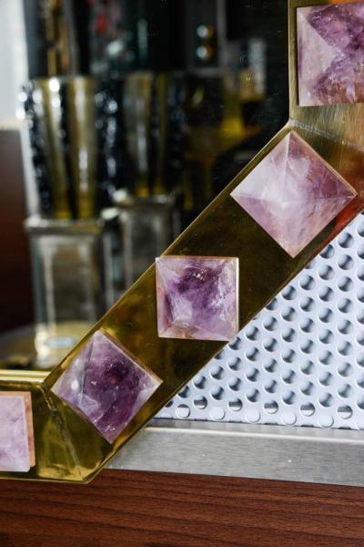 Regis Royant Mirror with Amethyst