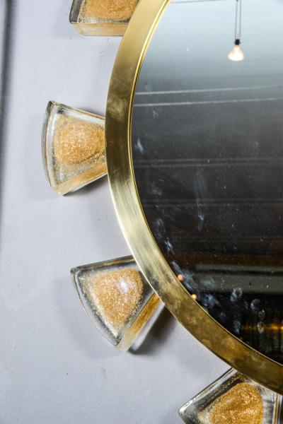 Regis Royant Murano and Glass Mirror
