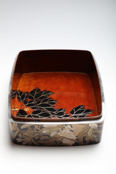 Reimei Utagawa Accessory Box with Azalea and Vine T 4340