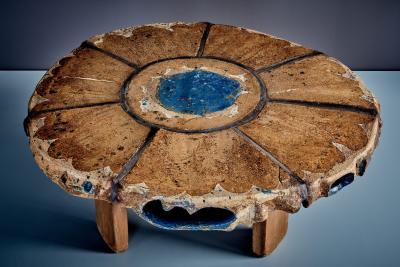 Reinhart R Wolke Brutalistic Coffee Table by Artist and Sculptor Reinhart R Wolke