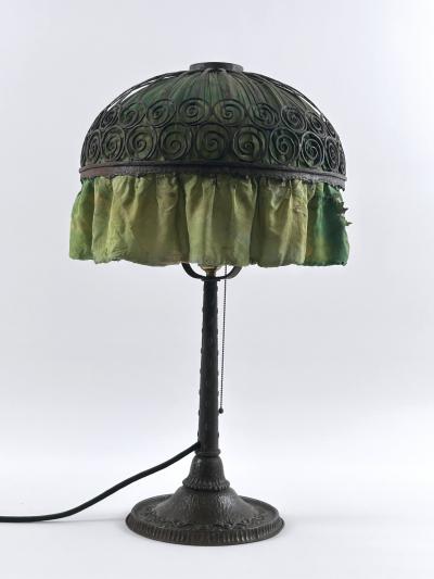 Reinhold Kirsch Monumental Art Nouveau Table Lamp probably by Reinhold Kirsch Germany 1900s