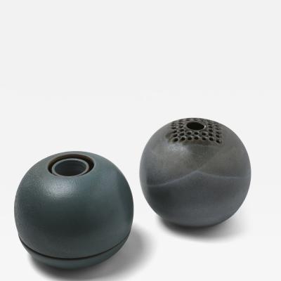 Remarkable Set of Two Centrepieces by Franco Bucci for Laboratorio Pesaro
