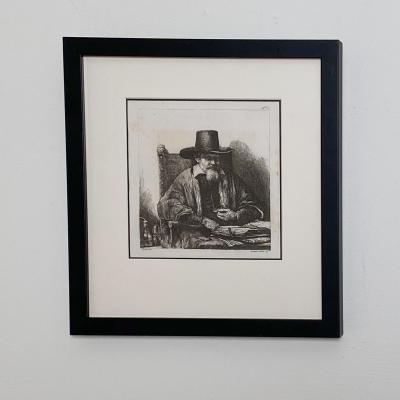 Rembrandt Etching 27 by Francesco Novelli Italy Circa 1770