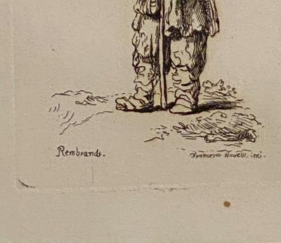 Rembrandt Etching 40 by Francesco Novelli