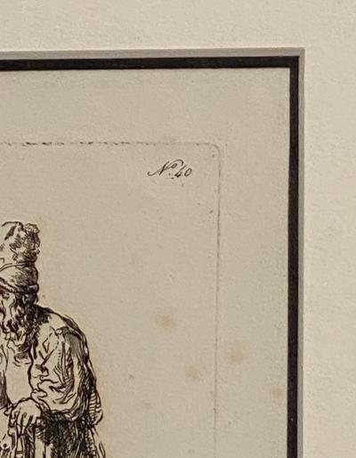 Rembrandt Etching 40 by Francesco Novelli