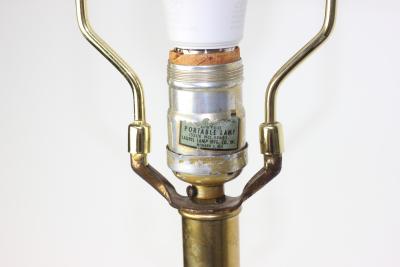 Rembrandt Lamp Company Ceramic and Brass Table Lamp by Rembrandt Lamp Company United States 1960