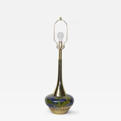 Rembrandt Lamp Company Ceramic and Brass Table Lamp by Rembrandt Lamp Company United States 1960
