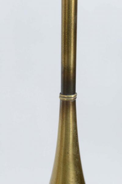 Rembrandt Lamp Company Green Pottery and Brass Table Lamps by Rembrandt Cie