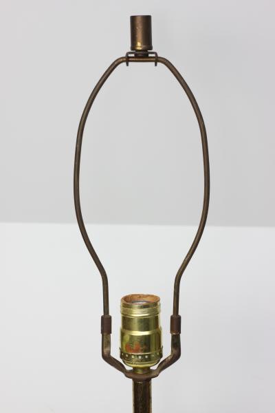 Rembrandt Lamp Company Porcelain and Brass Table Lamp by Rembrandt Lamp Company United States 1960